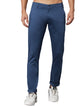 Men's Blue Pure Cotton Trousers