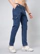 Men's Blue Baggy Denim Cargo