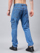 Men's Light Blue Baggy Denim Cargo