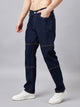 Men's Dark Blue Baggy Fit Jeans