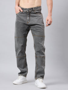 Men's Light Grey Baggy Fit Jeans