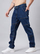 Men's Dark Blue Baggy Fit Jeans