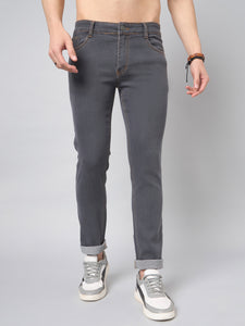 Men's Light Grey Relax Fit Jeans