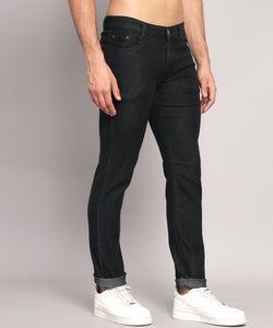 Men's Black Relax Fit Jeans