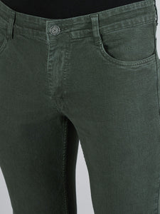 Men's Green Relax Fit Jeans