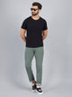 Men's Light Green Relax Fit Jeans