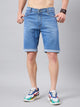 Men's Light Blue Denim Shorts