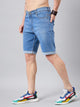 Men's Light Blue Denim Shorts