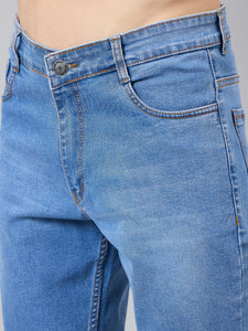 Men's Light Blue Denim Shorts