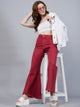 Women's Maroon Jeans